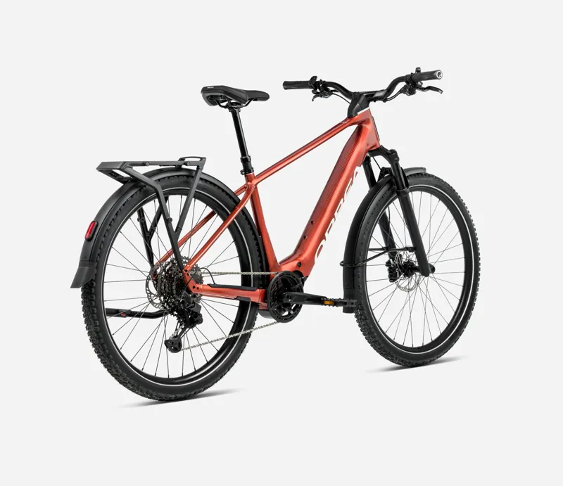 2025 Orbea Kemen Adv 20 - Electric Hybrid Bike - Mars Red / Ivory White-2