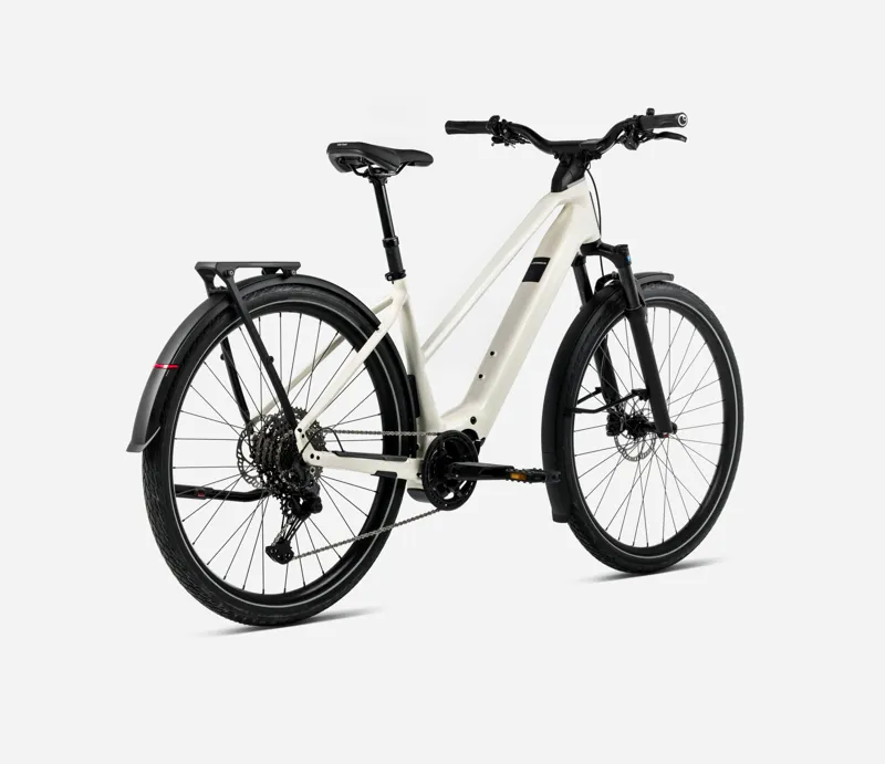 2025 Orbea Kemen Tour 10 Mid - Electric Hybrid Bike - Ivory White-2