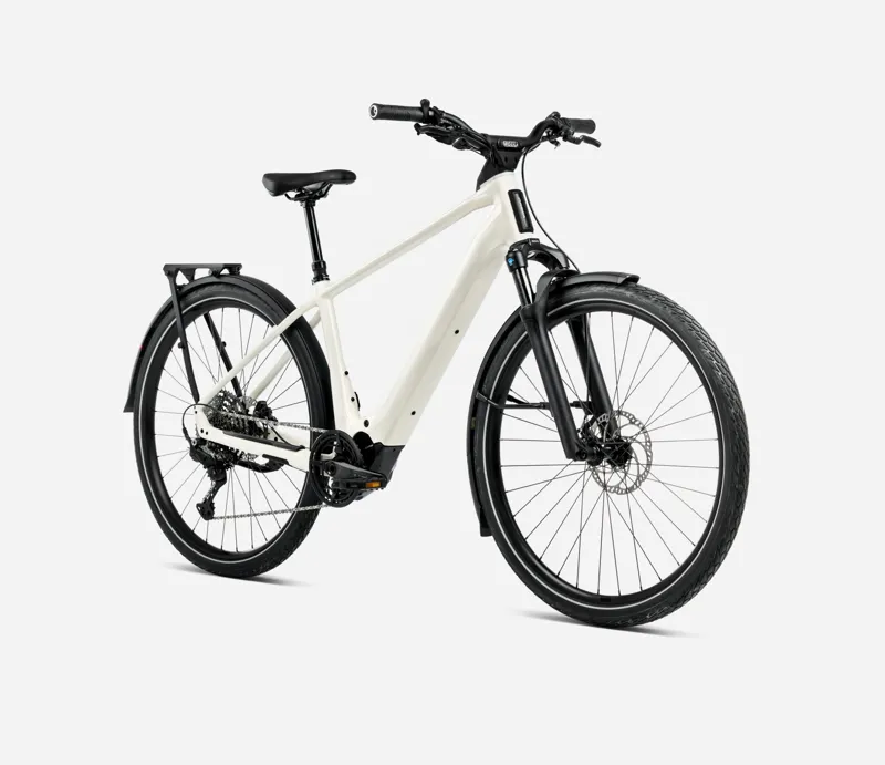 2025 Orbea Kemen Tour 20 - Electric Hybrid Bike - Ivory White-1