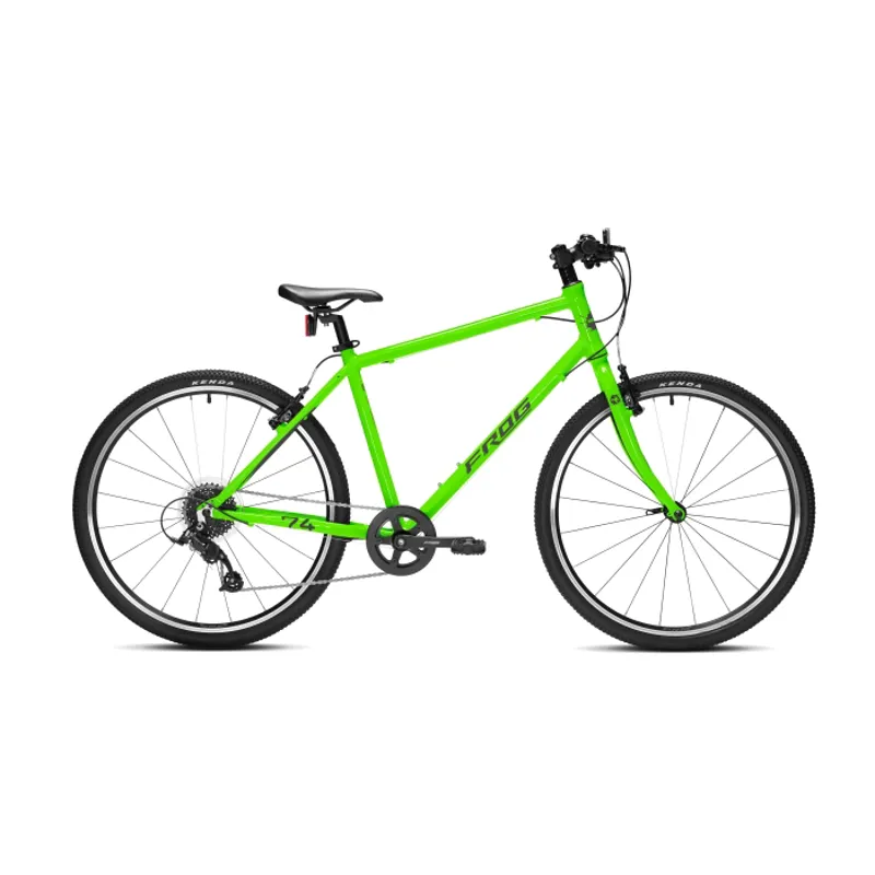 Frog 74 Hybrid - 26 inch Lightweight Kids Bike - Neon Green