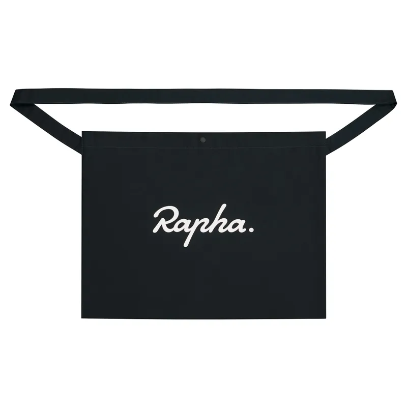 Rapha Logo Musette - Black/White