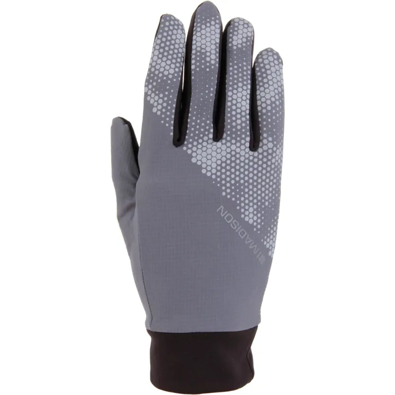 Madison Freewheel Stellar-Tech Windproof Gloves / Black - Castle Grey