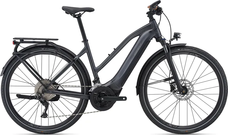 2021 Giant Explore E+ 1 - 625Wh - Electric Hybrid Bike - Gun Metal Black