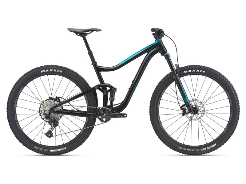 2021 Giant Trance 29 2 - Full Suspension Bike - Black/ Teal 