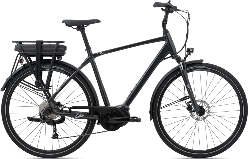 2022 Giant Entour E+ 2 - Electric Hybrid Bike - Gun Metal Black