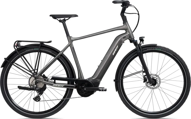 2022 Giant DailyTour E+ 2D - Electric Hybrid Bike - Space Grey