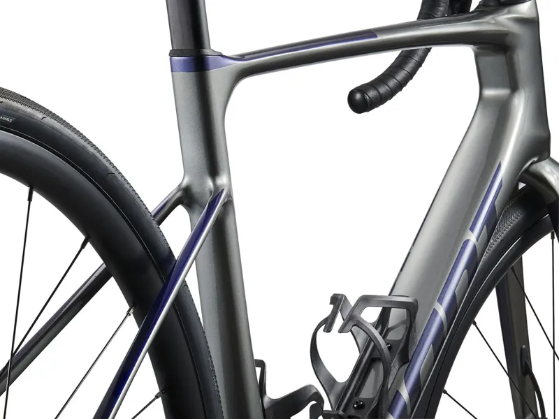 2024 Giant Defy Advanced 1 - Endurance Road Bike - Charcoal / Milky Way-5