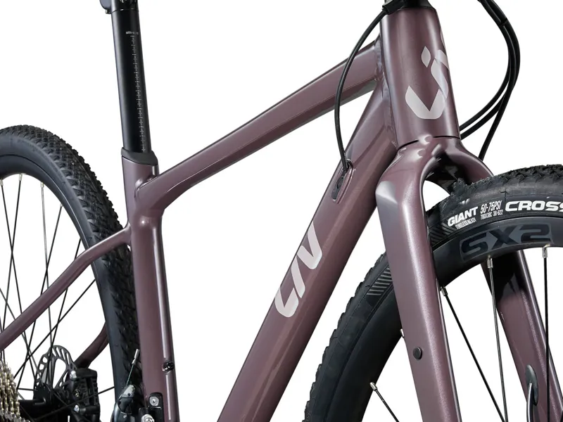 2024 Liv Devote 1 - Gravel Bike - Charcoal Plum-2