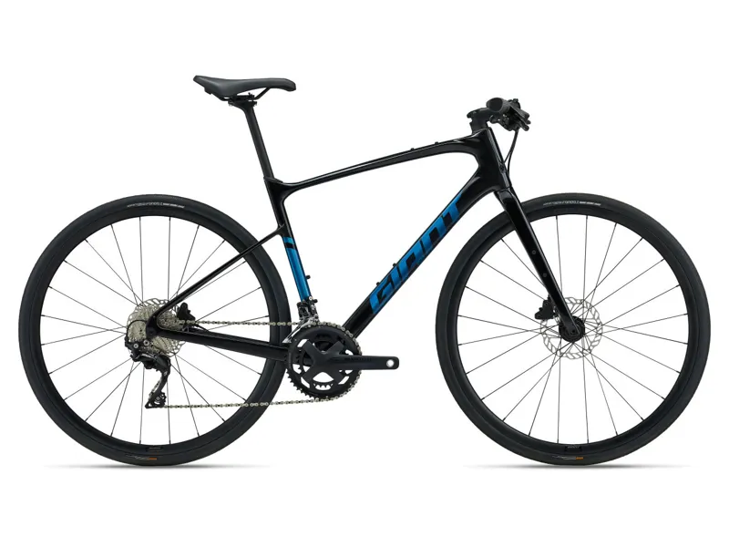 2024 Giant FastRoad Advanced 1 Flat Bar Road Bike Black