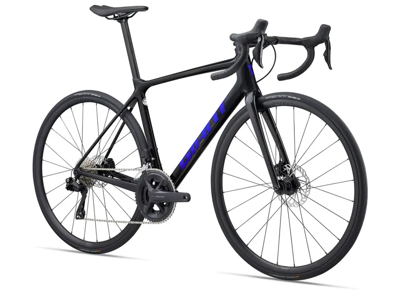 2024 Giant TCR Advanced 1 Disc - Gloss Carbon / Aerospace Blue-3
