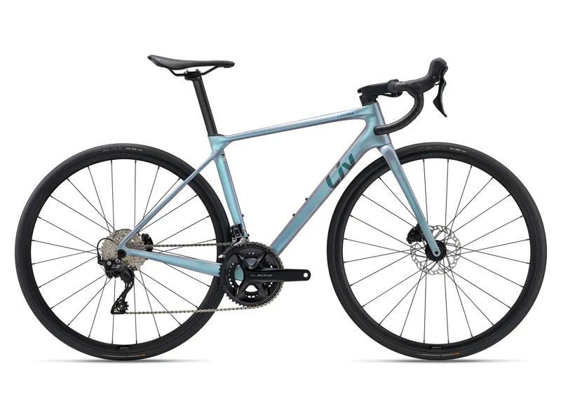 2025 Liv Langma Advanced 2 105 equipped Road Race bike Prismatic Haze