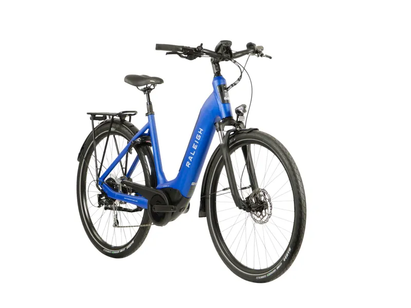 2024 Raleigh Motus Grand Tour - StepThru Electric Hybrid Bike - Blue-1