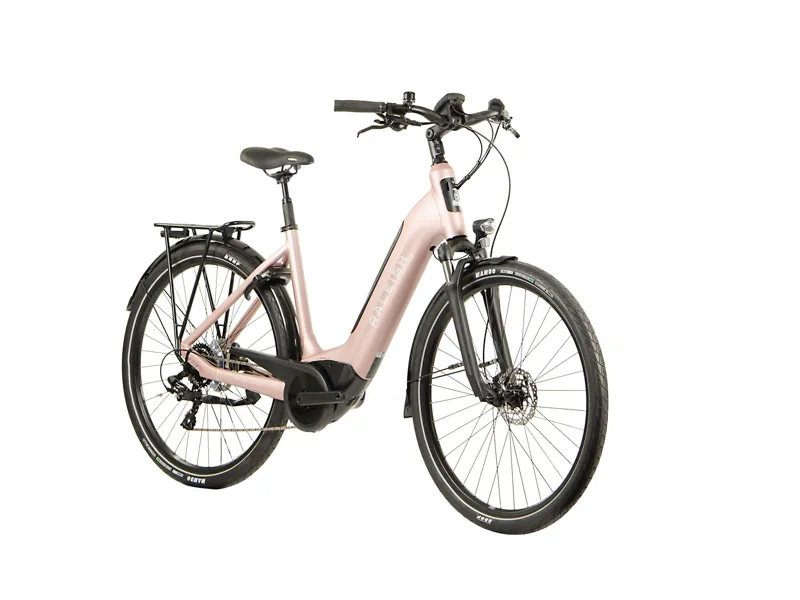 2024 Raleigh Motus Tour - StepThru Electric Hybrid Bike - Pink-1