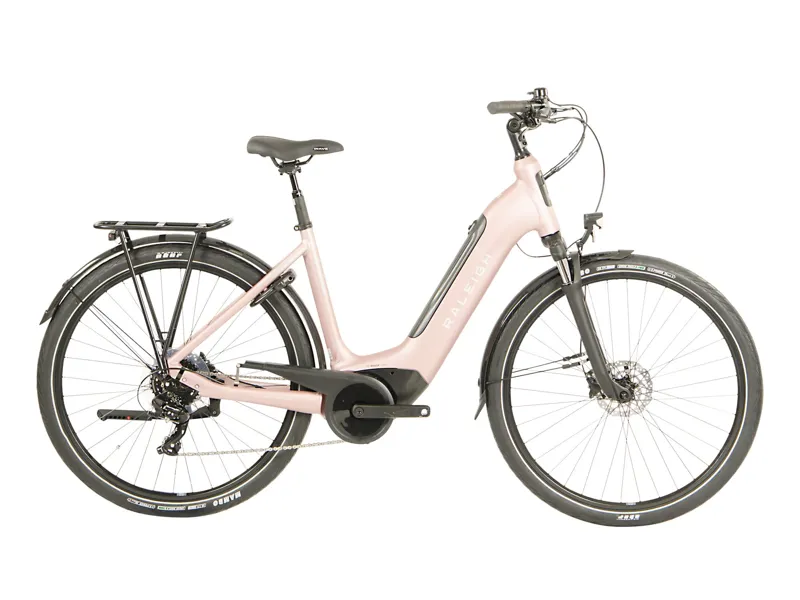 2024 Raleigh Motus Tour - StepThru Electric Hybrid Bike - Pink