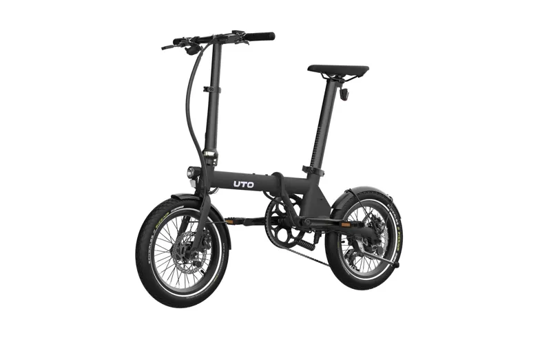 UTO Morning OG16 / 16inch wheel Folding Electric Bike / Onyx Black-2