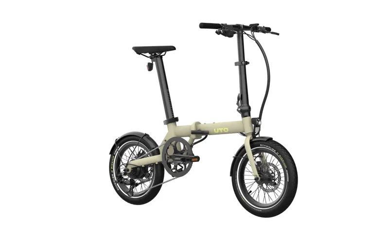UTO Morning OG16 / 16inch wheel Folding Electric Bike / Desert Sand-1