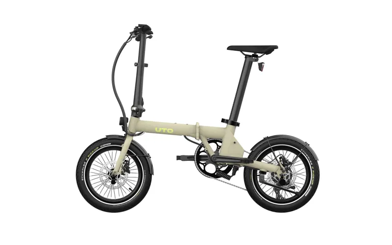UTO Morning OG16 / 16inch wheel Folding Electric Bike / Desert Sand-3