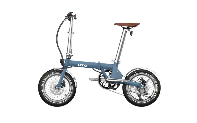 UTO Morning OG16 / 16inch wheel Folding Electric Bike / Satin Blue-3
