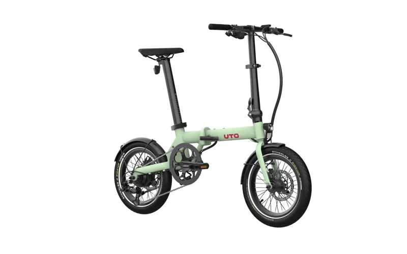 UTO Morning OG16 / 16inch wheel Folding Electric Bike / Sage Green-1