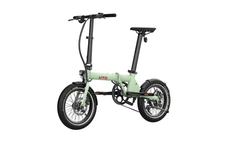 UTO Morning OG16 / 16inch wheel Folding Electric Bike / Sage Green-2