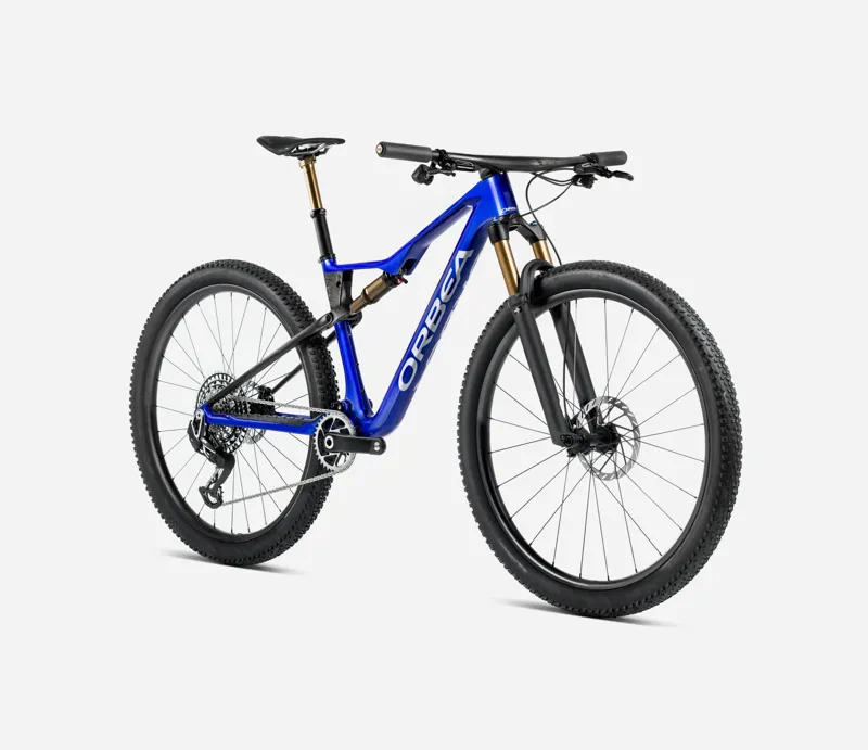 2025 Orbea Oiz M-LTD - Full Suspension Mountain Bike - Cobalt Blue / Carbon Raw-1