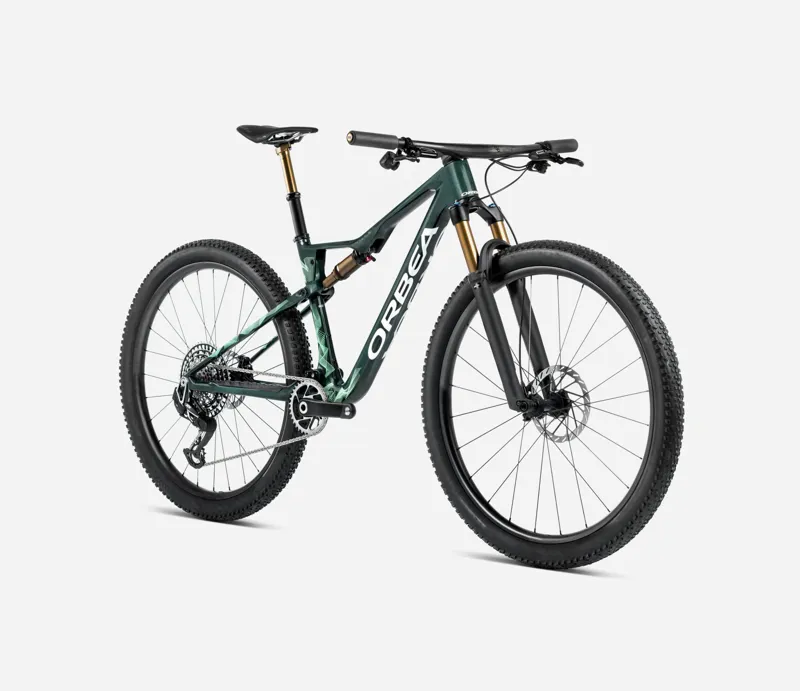 2025 Orbea Oiz M-LTD - Full Suspension Mountain Bike - Forest Green / Green Mint-1
