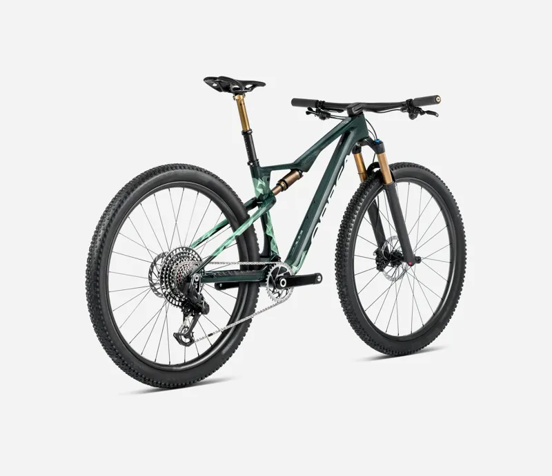 2025 Orbea Oiz M-LTD - Full Suspension Mountain Bike - Forest Green / Green Mint-2