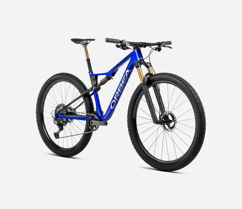 2025 Orbea Oiz M-Team Factory - Full Suspension Mountain Bike - Cobalt Blue / Carbon Raw-1