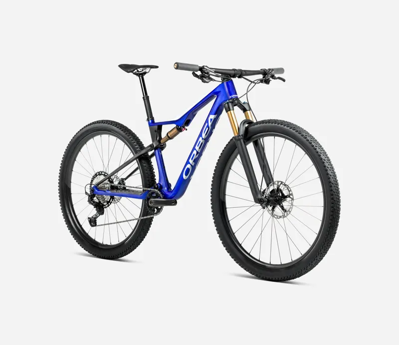2025 Orbea Oiz M-PRO Factory - Full Suspension Mountain Bike - Cobalt Blue / Carbon Raw-1