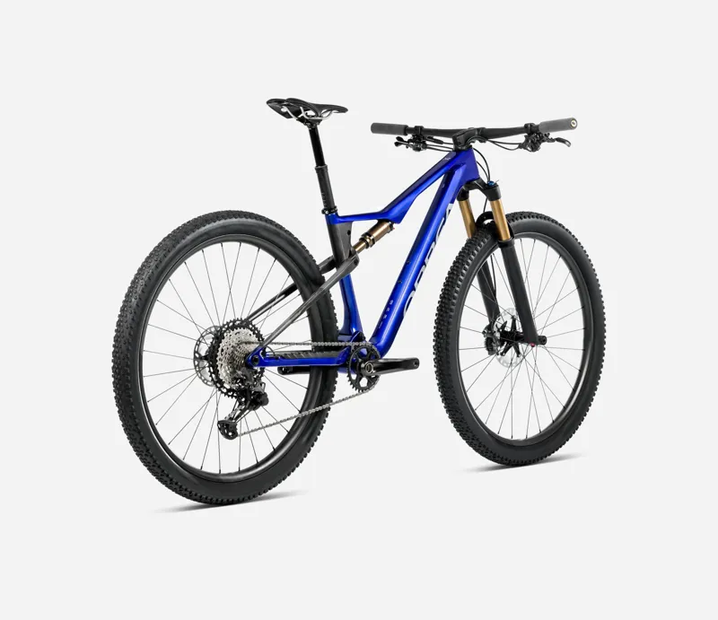 2025 Orbea Oiz M-PRO Factory - Full Suspension Mountain Bike - Cobalt Blue / Carbon Raw-2