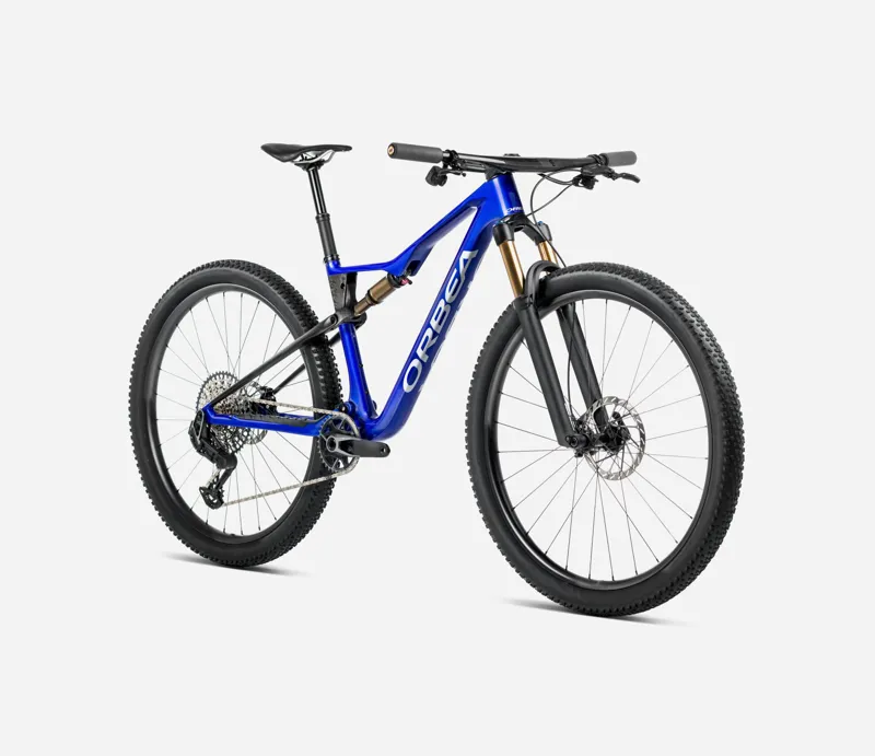 2025 Orbea Oiz M-Team AXS - Full Suspension Mountain Bike - Cobalt Blue / Carbon Raw-1