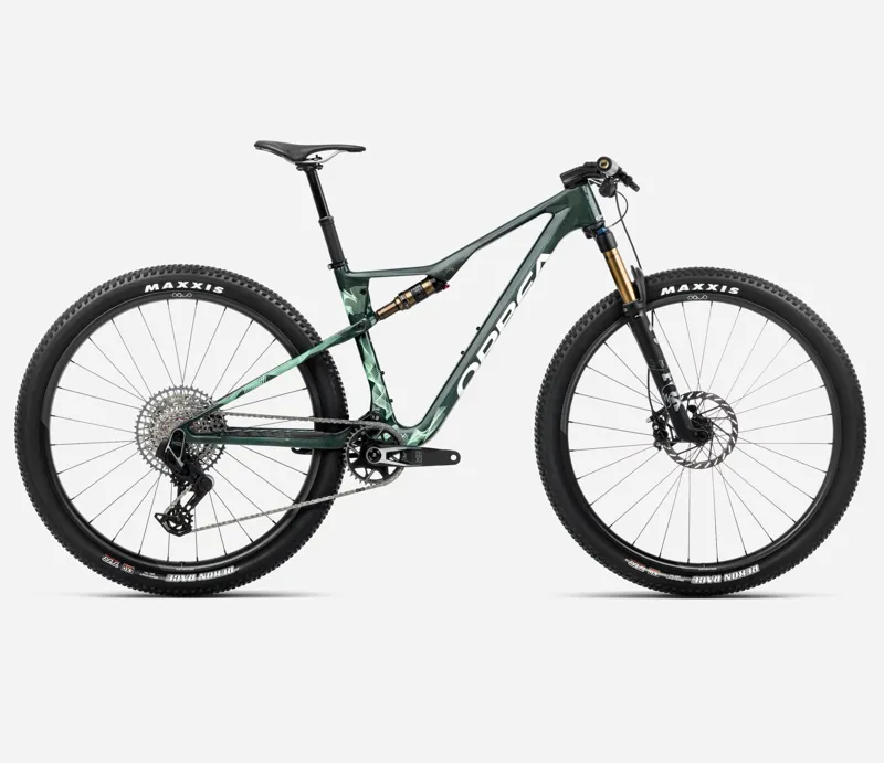 2025 Orbea Oiz M-Team AXS - Full Suspension Mountain Bike - Forest Green / Green Mint