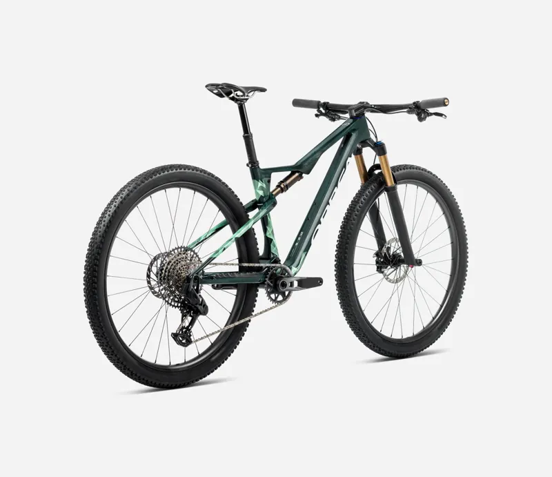 2025 Orbea Oiz M-Team AXS - Full Suspension Mountain Bike - Forest Green / Green Mint-2