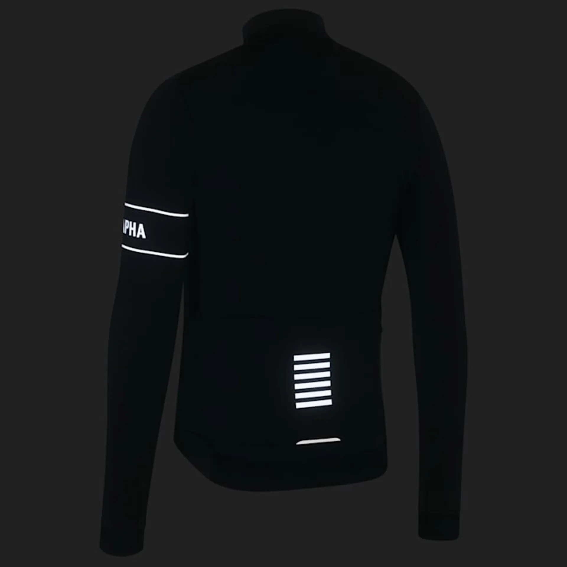 Rapha Pro Team Long Sleeve Thermal Jersey - Dark Navy / White