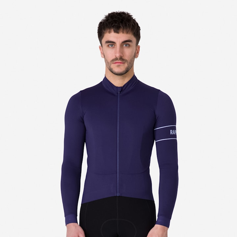 Rapha Pro Team Long Sleeve Thermal Jersey - Eclipse / Aleutain-2