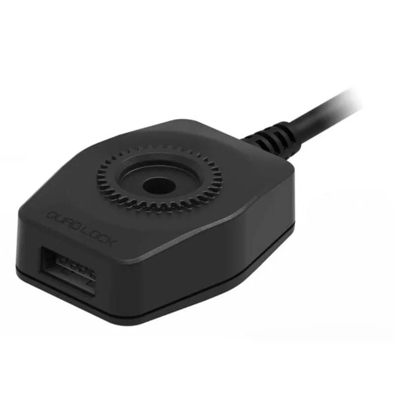 Quad Lock Motorcyle USB Charger in Black