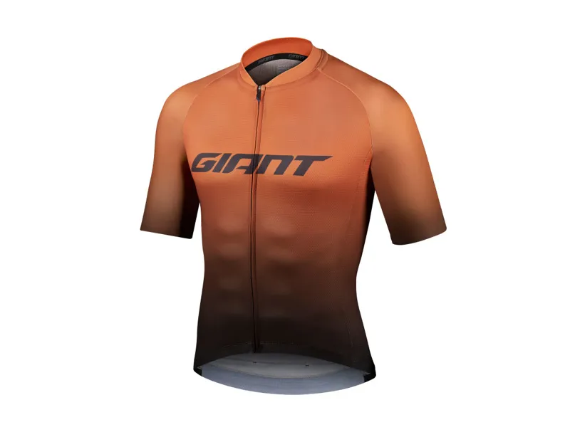 Giant Race Day SS Jersey - Amber Glow / Black