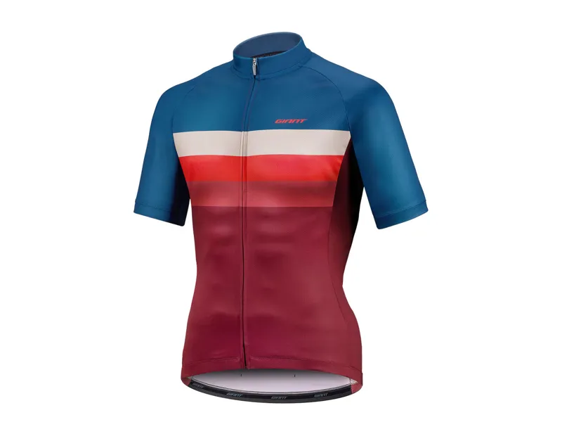 GIANT Rival Ss Jersey SAPPHIRE/GRENADINE
