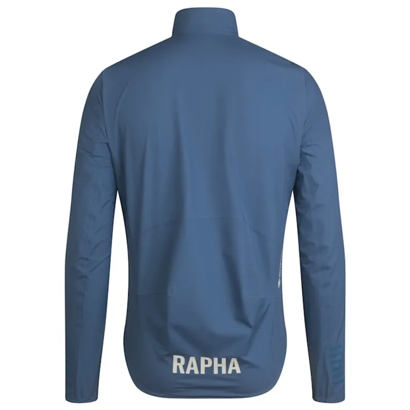 Rapha Men's Pro Team Gore Tex Rain Jacket - Blue/Off-White-1