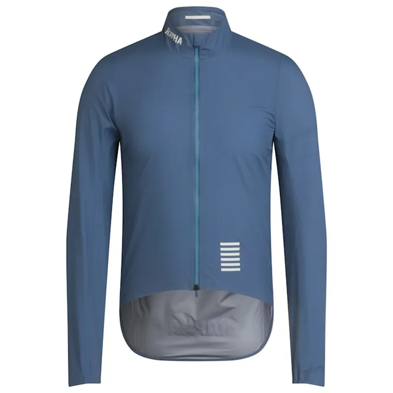 Rapha Men's Pro Team Gore Tex Rain Jacket - Blue/Off-White