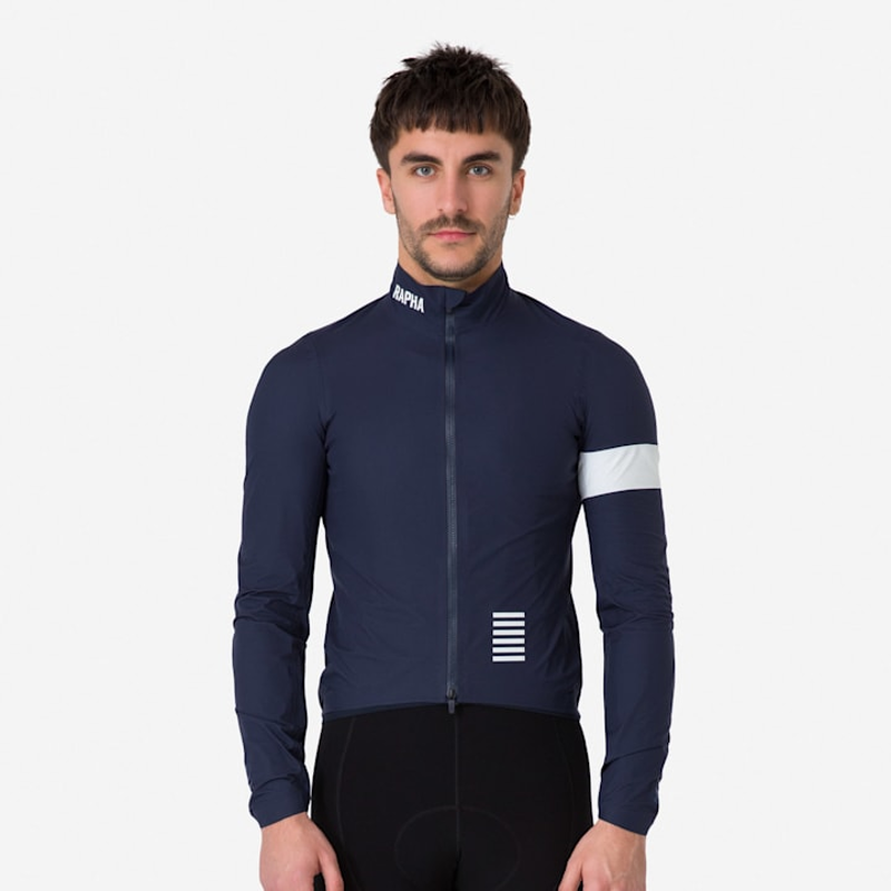 Rapha Pro Team GORE-TEX Rain Jacket - Dark Navy / White-2