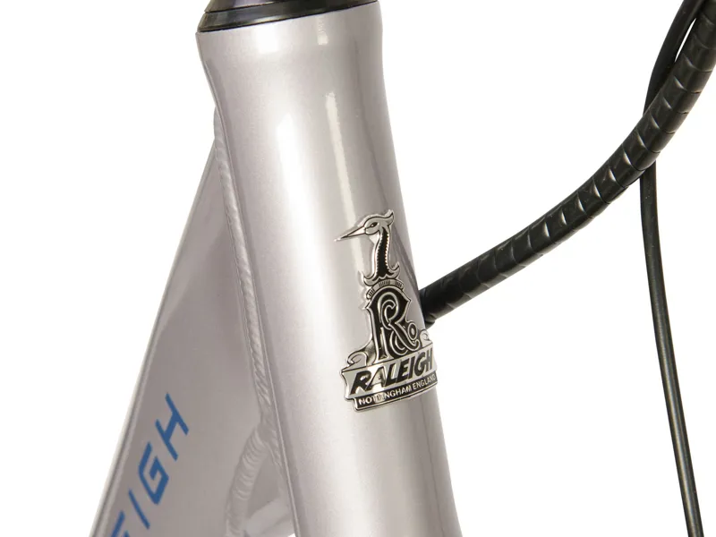 2022 Raleigh Array - Electric Hybrid Bike  - Silver / Blue Size 45-2