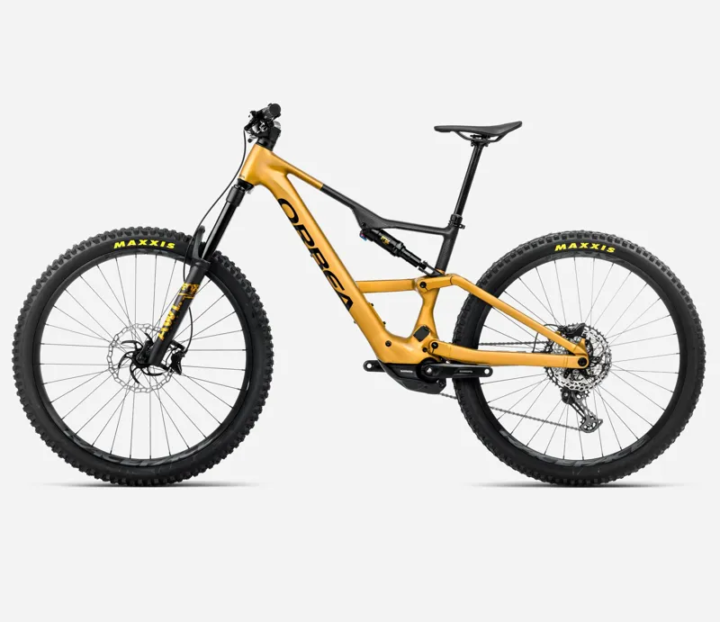 2025 Orbea Rise LT H20 - Electric Full Suspension Mountain Bike - Bumblebee Yellow / Black-1