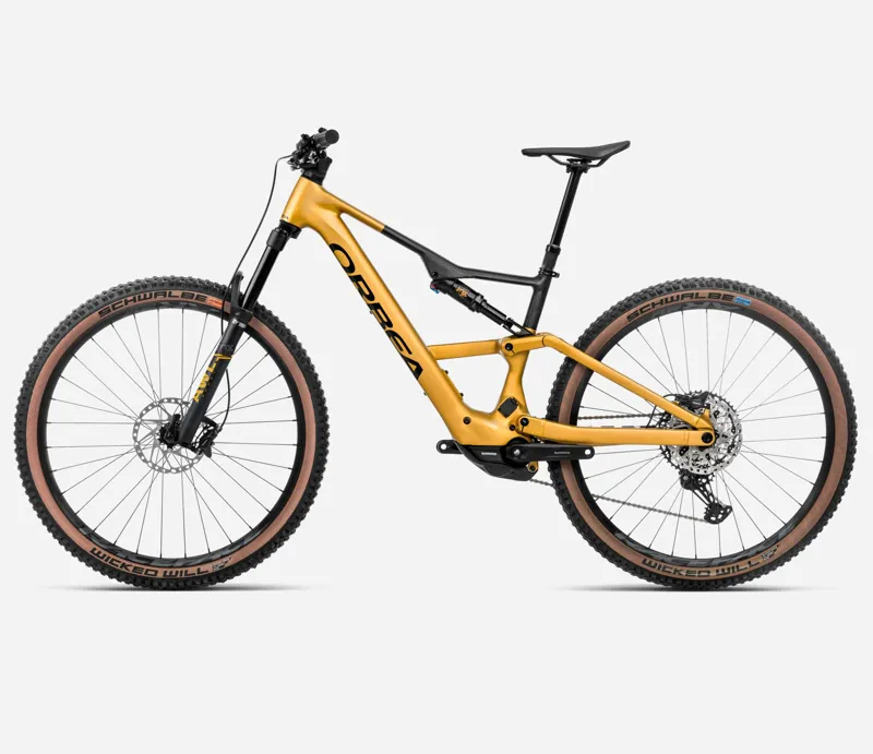 2025 Orbea Rise SL H20 - Electric Full Suspension Mountain Bike - Bumblebee Yellow / Black-1