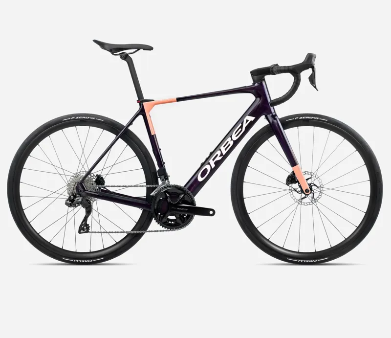 2025 Orbea GAIN M30i Fantasy Purple Carbon View - Orange Cloud Matt