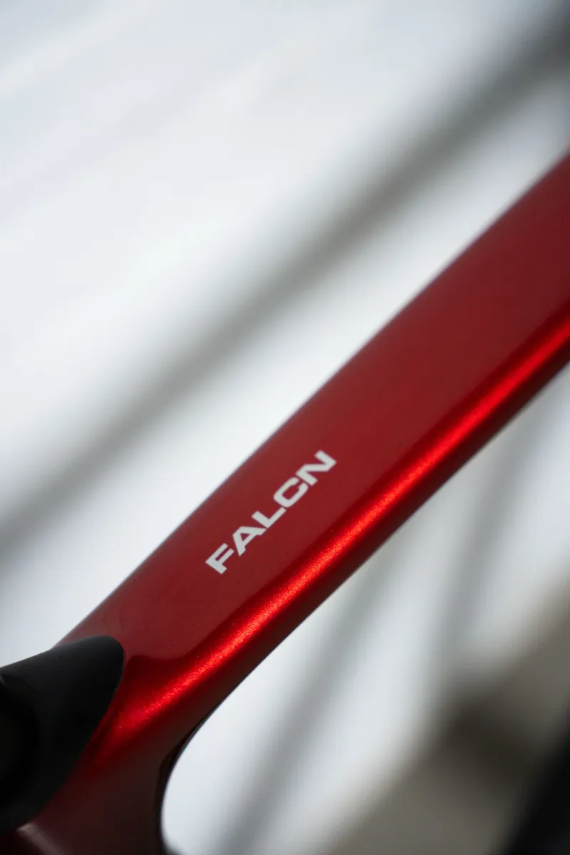 2025 Ridley Falcn 105 2 x 12 - UD Carbon / Candy Red Metallic / Silver - Medium-2