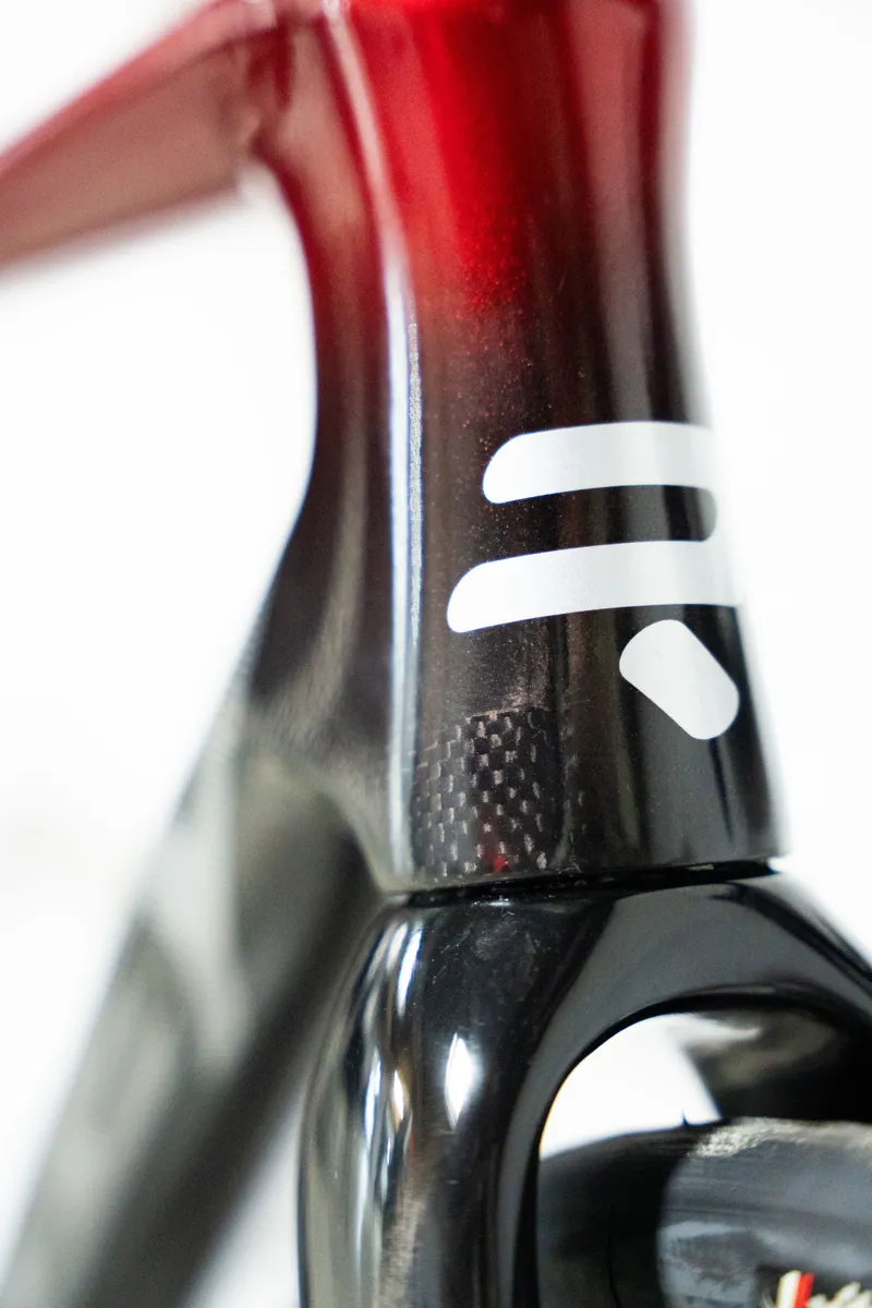 2025 Ridley Falcn 105 2 x 12 - UD Carbon / Candy Red Metallic / Silver - Medium-3