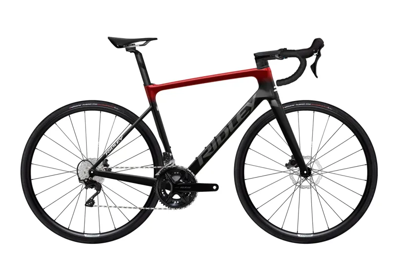 2025 Ridley Falcn 105 2 x 12 - UD Carbon / Candy Red Metallic / Silver - Medium