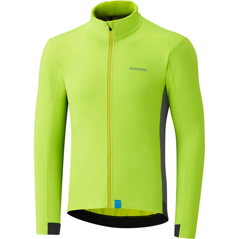 Shimano Wind Long Sleeve Jersey in Yellow