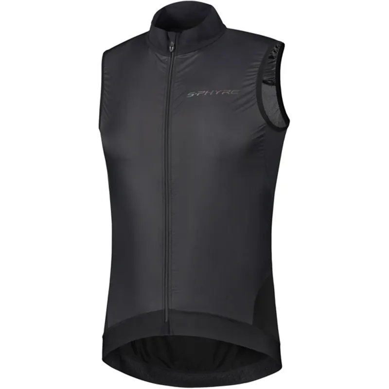 Shimano S-PHYRE Windproof Gilet in Black